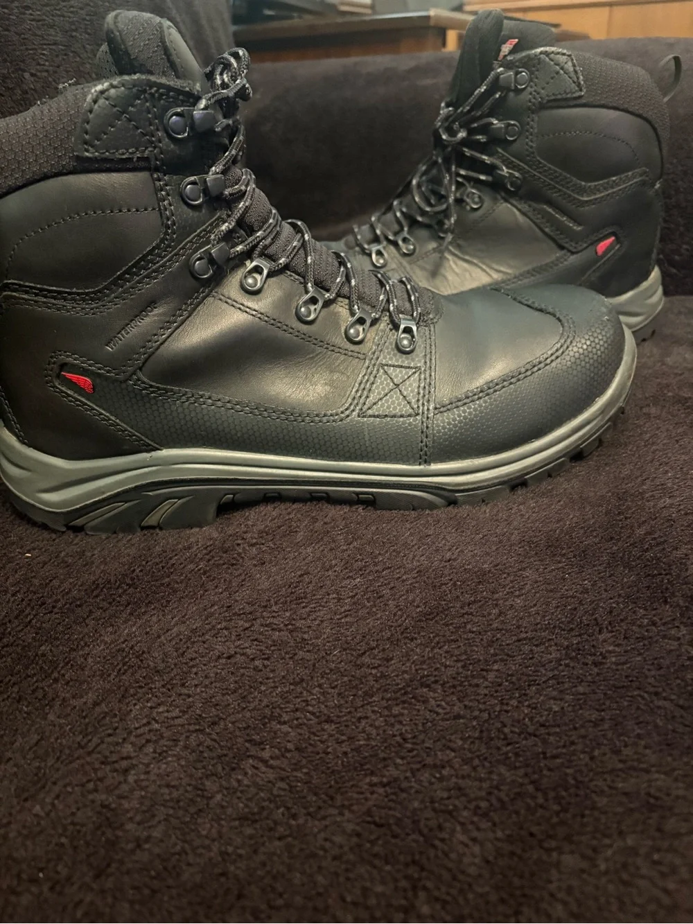 Red Wing Tradesman 6” Zip Waterproof Composite Safety Toe Boots Mens 13 EE 6617